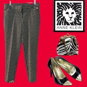 ANNE KLEIN SLIM ANKLE PANTS CAREER STRETCH NWT